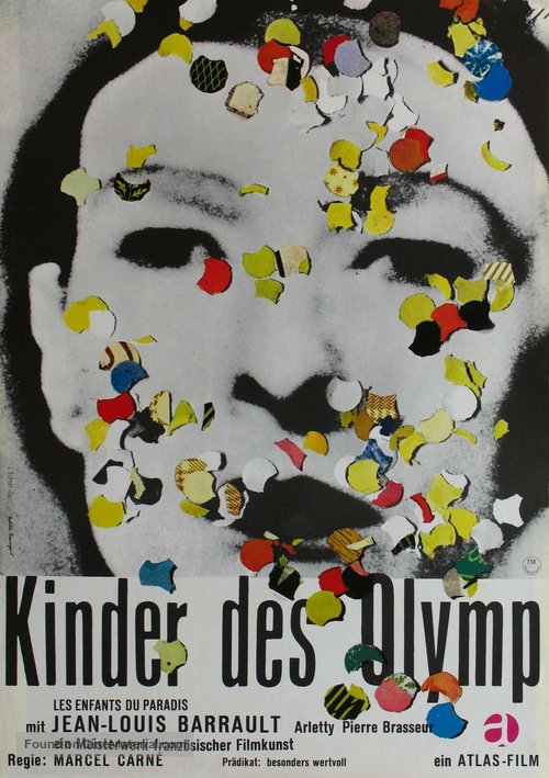 Les enfants du paradis - German Movie Poster