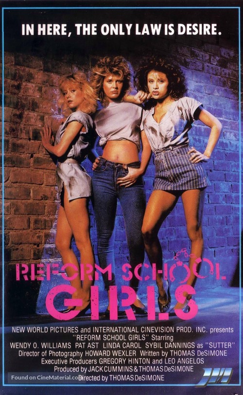 Reform School Girls - Norwegian VHS movie cover