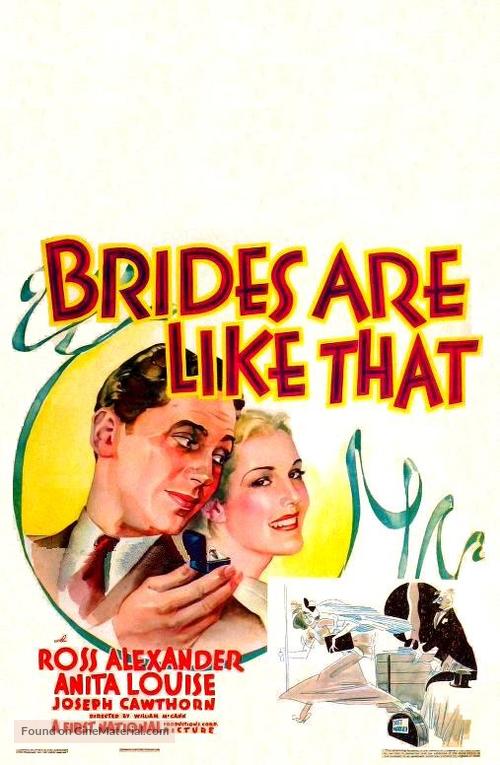 Brides Are Like That - Movie Poster