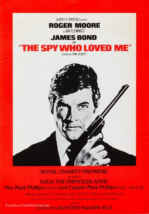 The Spy Who Loved Me - British poster