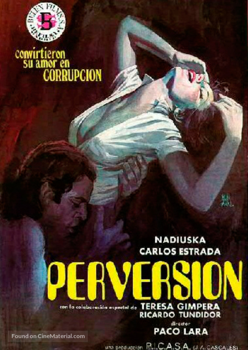 Perversi&oacute;n - Spanish Movie Poster