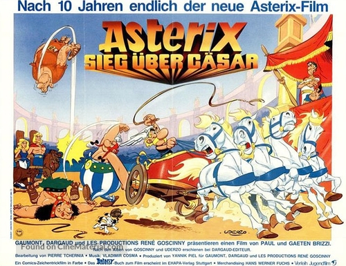 Ast&eacute;rix et la surprise de C&eacute;sar - German Movie Poster