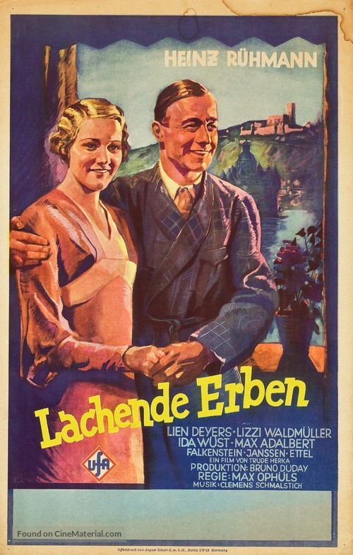 Lachende Erben - German Movie Poster