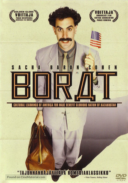 Borat: Cultural Learnings of America for Make Benefit Glorious Nation of Kazakhstan - Finnish DVD movie cover