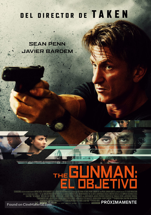 The Gunman - Chilean Movie Poster