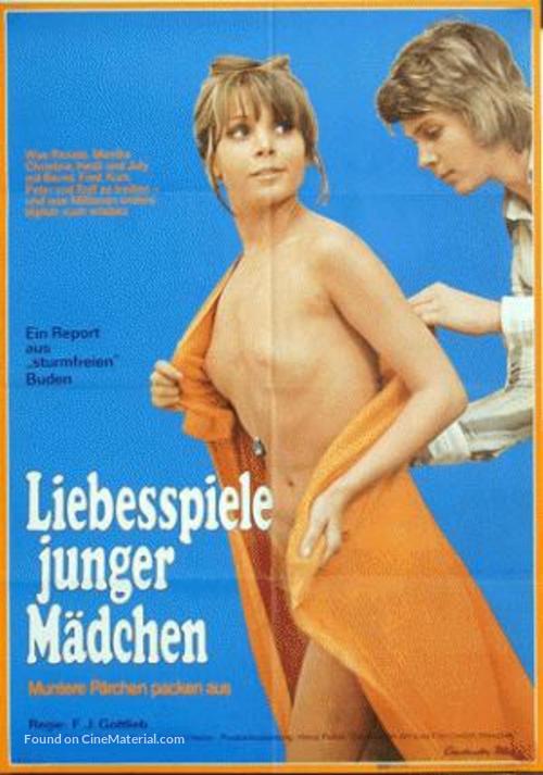 Liebesspiele junger M&auml;dchen - German Movie Poster
