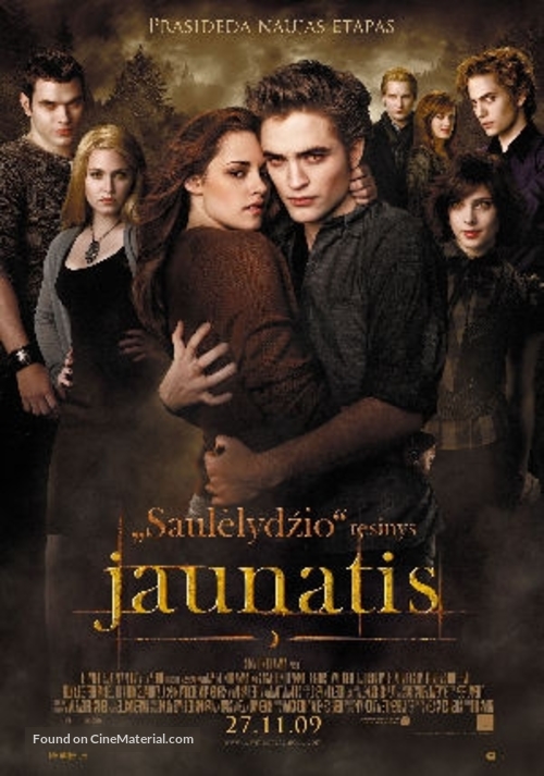 The Twilight Saga: New Moon - Lithuanian Movie Poster