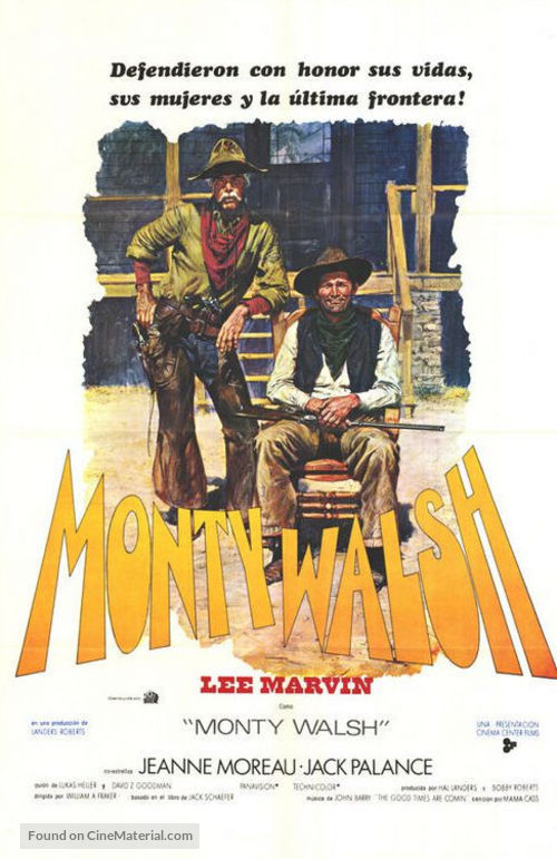 Monte Walsh - Italian Movie Poster