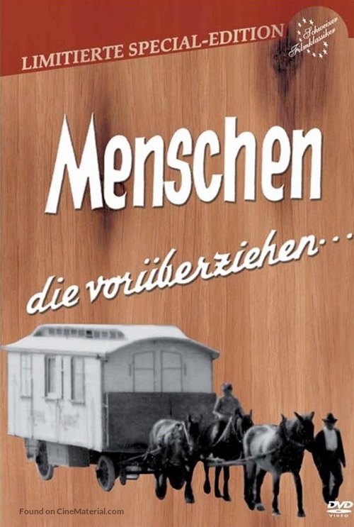 Menschen, die vor&uuml;berziehen - Swiss DVD movie cover