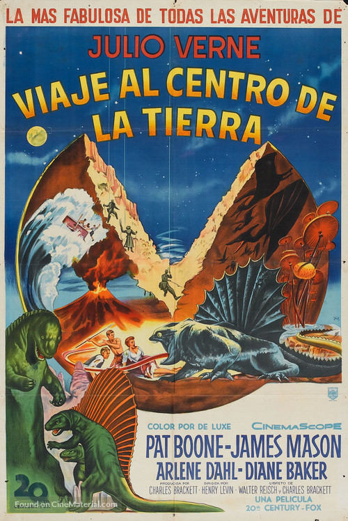 Journey to the Center of the Earth - Argentinian Movie Poster
