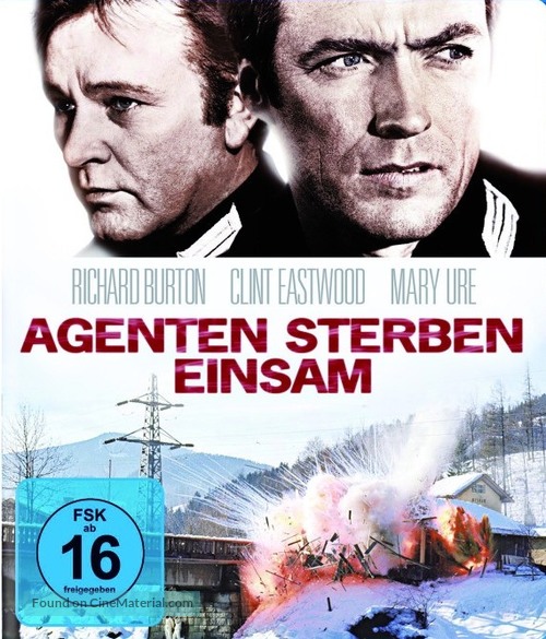 Where Eagles Dare - German DVD movie cover