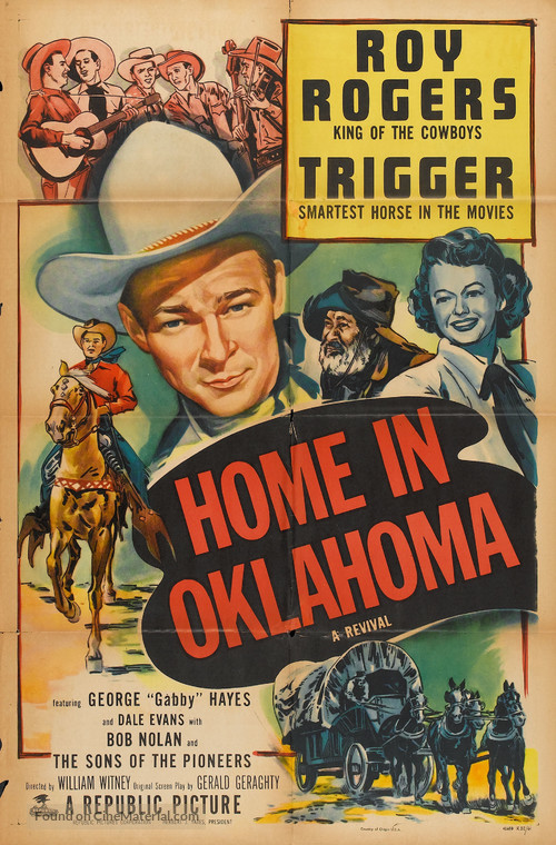 Home in Oklahoma - Re-release movie poster