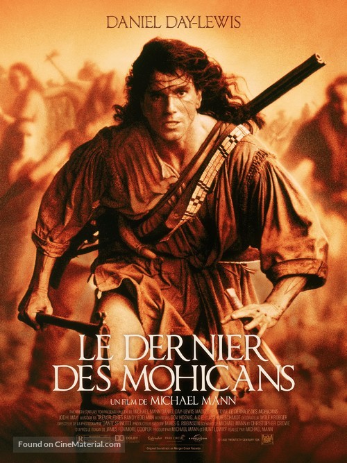 The Last of the Mohicans - French Movie Poster