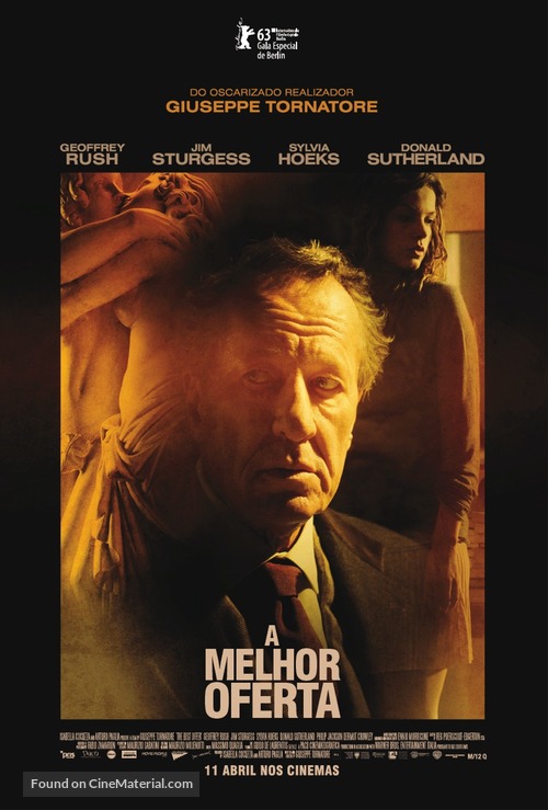 La migliore offerta - Portuguese Movie Poster