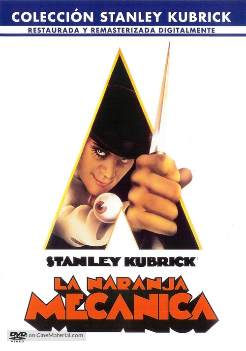 A Clockwork Orange - Spanish DVD movie cover