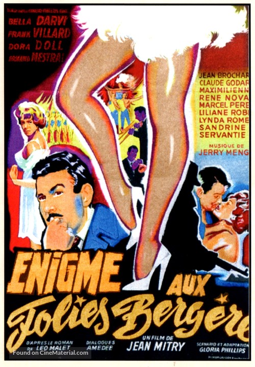 Enigme aux Folies-Berg&egrave;re - French Movie Poster