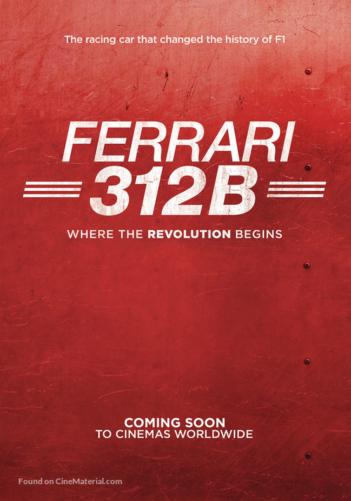 Ferrari 312B: Where the revolution begins - Italian Movie Poster