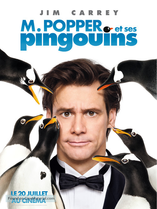 Mr. Popper&#039;s Penguins - French Movie Poster