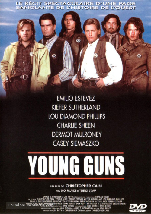 Young Guns - French DVD movie cover