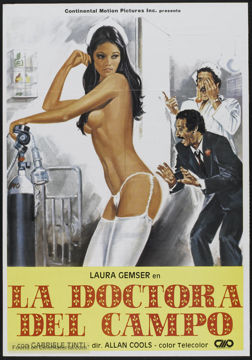 L&#039;infermiera di campagna - Spanish Movie Poster