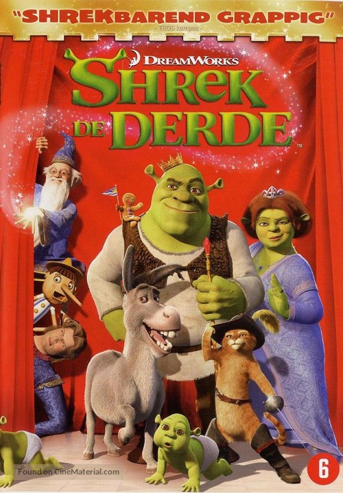 Shrek the Third - Danish Movie Cover