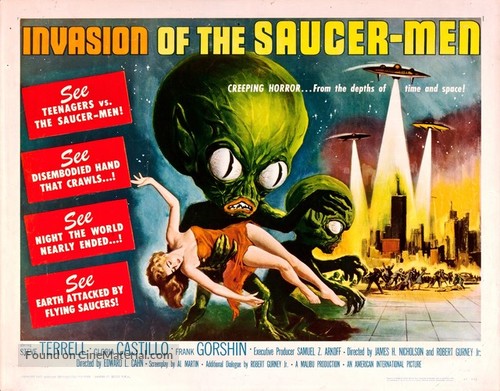 Invasion of the Saucer Men - Movie Poster