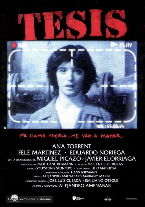 Tesis - Spanish Movie Poster