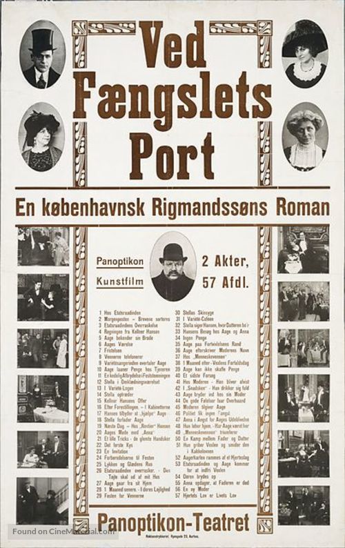 Ved F&aelig;ngslets Port - Danish Movie Poster