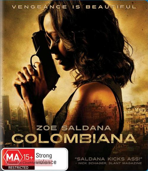 Colombiana - Australian Blu-Ray movie cover