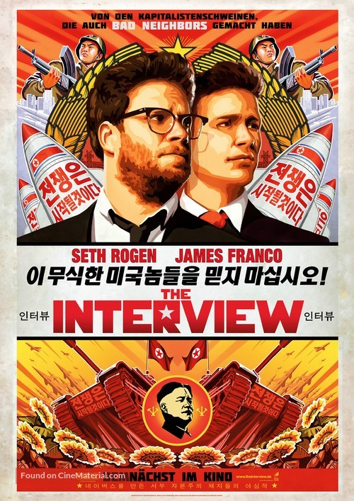 The Interview - German Movie Poster