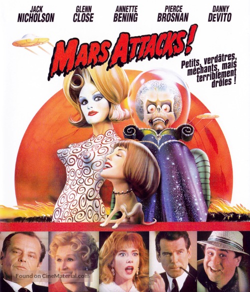 Mars Attacks! - French Blu-Ray movie cover