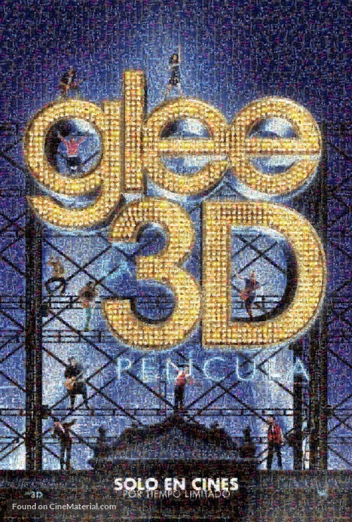 Glee: The 3D Concert Movie - Chilean Movie Poster