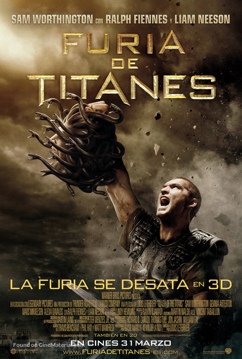 Clash of the Titans - Spanish Movie Poster