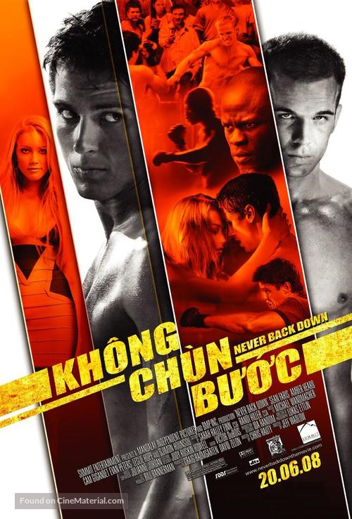 Never Back Down - Vietnamese Movie Poster