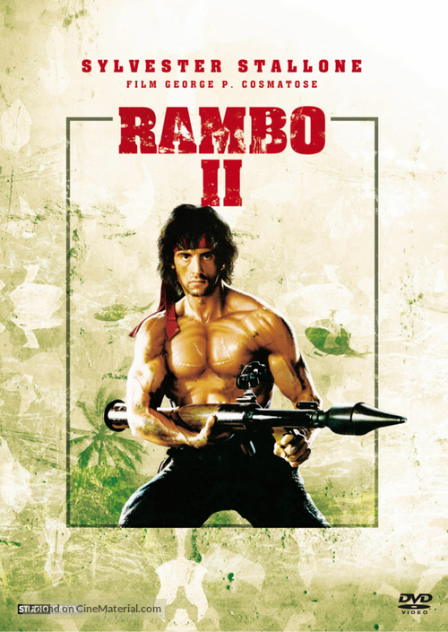 Rambo: First Blood Part II - Czech DVD movie cover