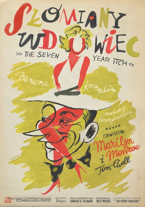 The Seven Year Itch - Polish Movie Poster