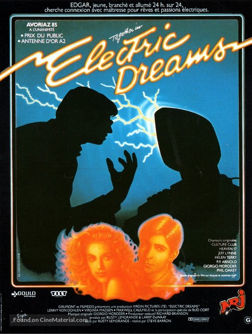 Electric Dreams - French Movie Poster