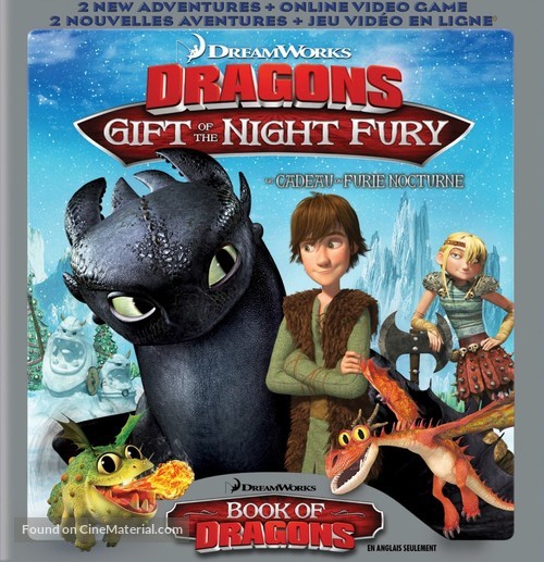 Dragons: Gift of the Night Fury - Canadian Blu-Ray movie cover