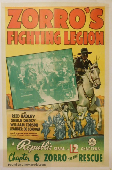 Zorro&#039;s Fighting Legion - Movie Poster