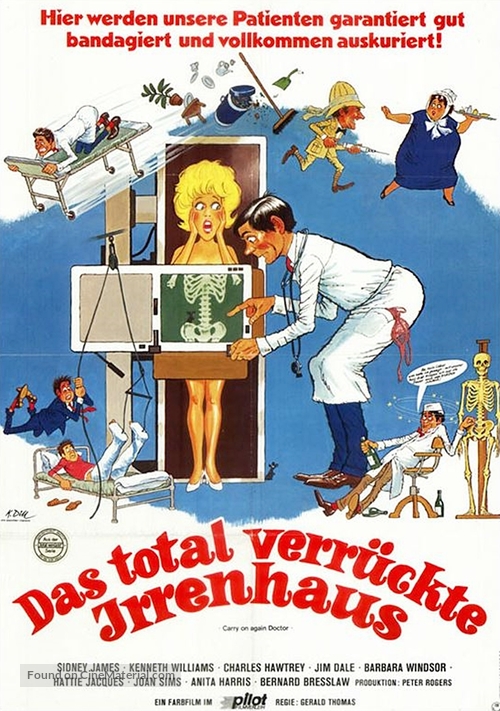 Carry on Doctor - German Movie Poster