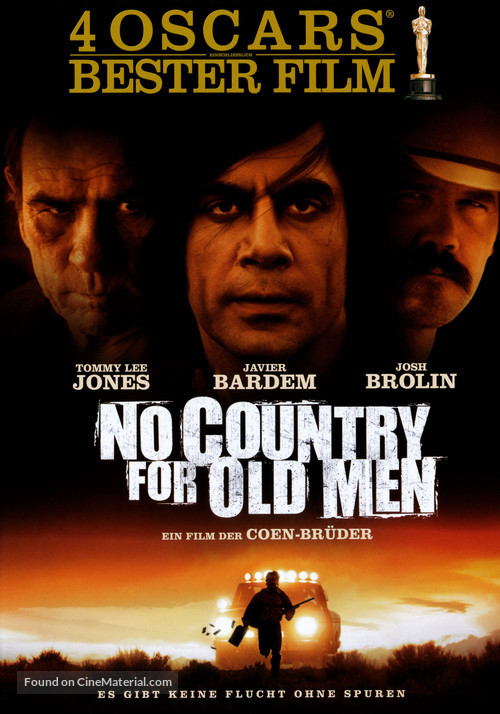 No Country for Old Men - German DVD movie cover