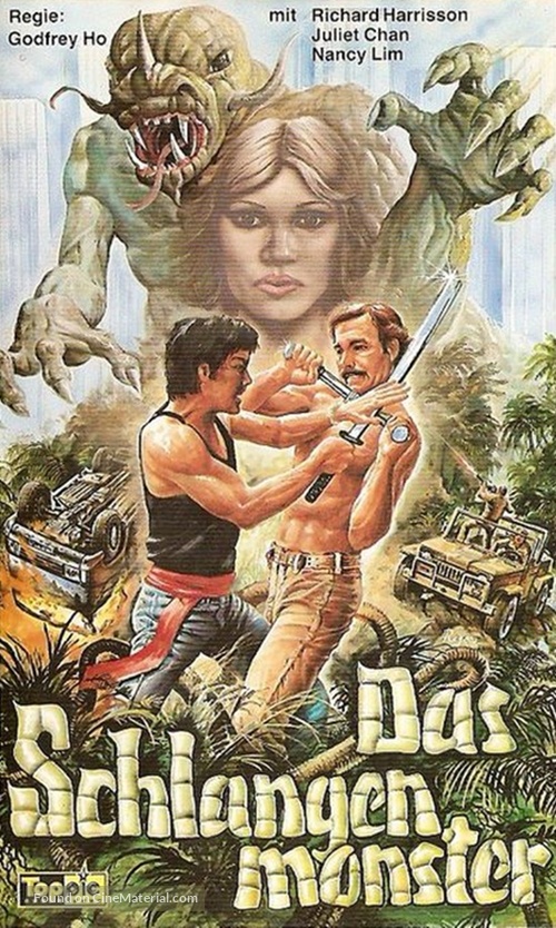 Scorpion Thunderbolt - German VHS movie cover