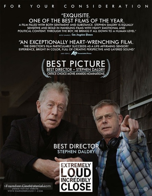 Extremely Loud &amp; Incredibly Close - poster