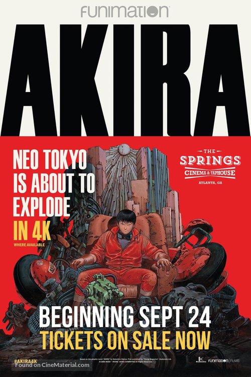 Akira - Re-release movie poster