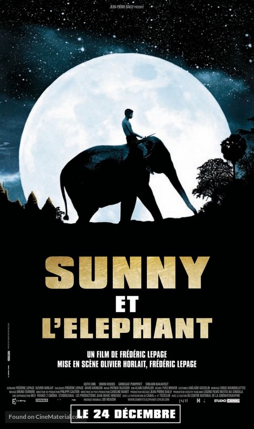 Sunny et l&#039;&eacute;l&eacute;phant - French Movie Poster