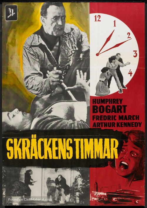 The Desperate Hours - Swedish Movie Poster