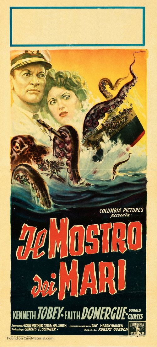 It Came from Beneath the Sea - Italian Movie Poster