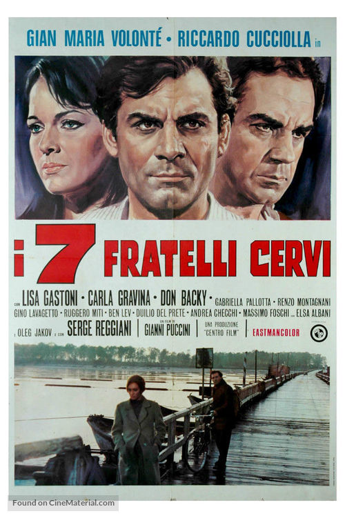 I sette fratelli Cervi - Italian Movie Poster