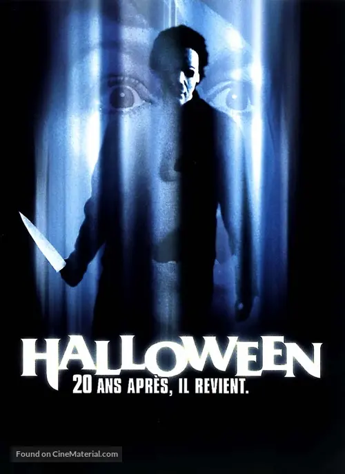 Halloween H20 20 Years Later (1998) French movie poster