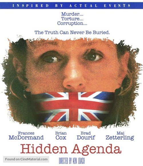 Hidden Agenda - Blu-Ray movie cover